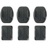 Soportes adhesivos planos y curvos para GoPro