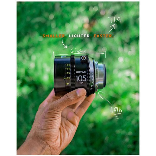 DZOFilm Vespid2 105mm T1.9 Prime (ARRI PL, Feet) 7 Vespid2 105mm T1.9