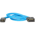 Cable micro HDMI a HDMI Azul