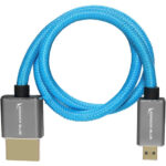 Cable micro HDMI a HDMI Azul