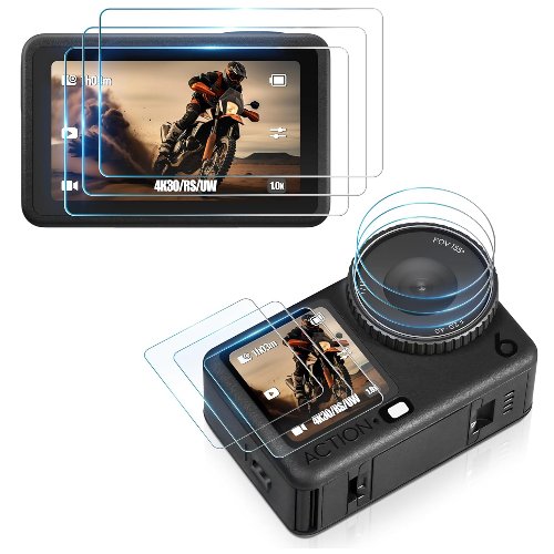 Protector de lente y pantalla para Osmo Action 6