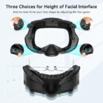 Interfaz facial para Meta/Oculus Quest 3