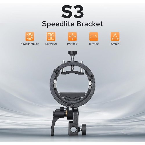 Adaptador para Flashes Godox S3 (Bowens) 8 Godox S3