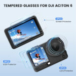 Protector de lente y pantalla para Osmo Action 6