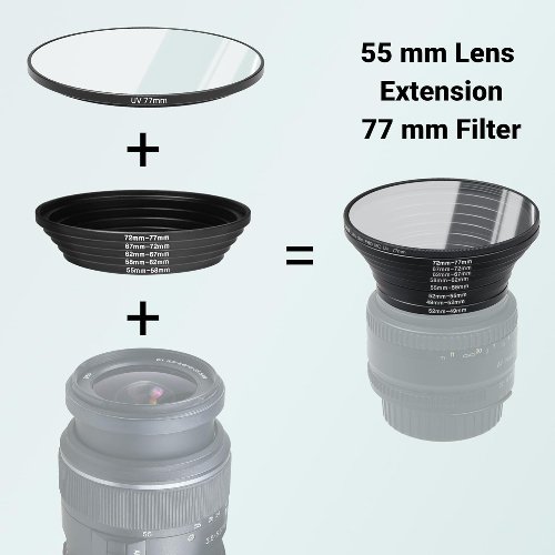 Kit de 18 anillos de filtro - 9 UP y 9 Down 4 Kit de 18 anillos de filtro