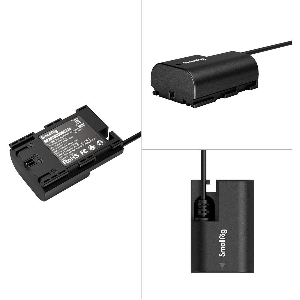 Kit de Batería Dummy Canon LP-E6NH - SmallRig 4270 5 Dummy Canon LP-E6NH