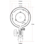 Adaptador Mini Bowens