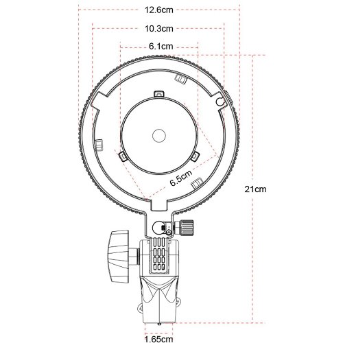 Adaptador Mini Bowens a Bowens 7 Adaptador Mini Bowens