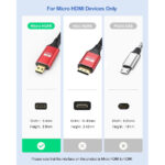 micro HDMI a HDMI 4K (9.1mt)