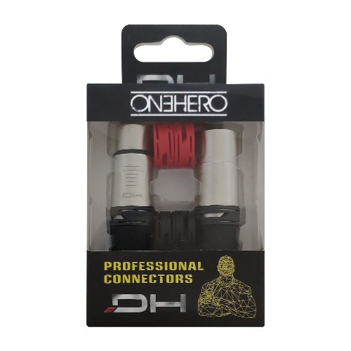 Par de conectores XLR DH Proel Plateado 6 Par de conectores XLR DH Proel Plateado