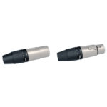 Par de conectores XLR DH Proel Plateado