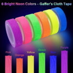 Gaffer Neón de 6 Colores