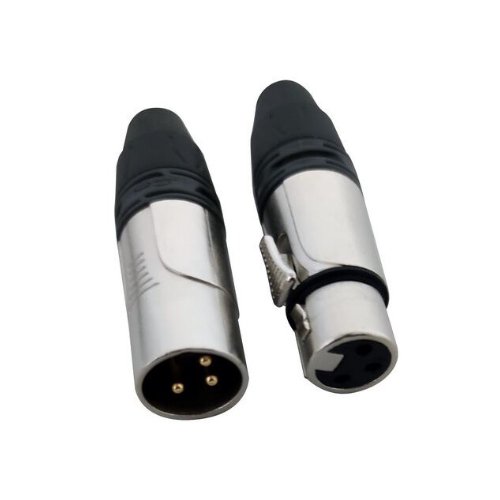 Par de conectores XLR DH Proel Plateado 2 Par de conectores XLR DH Proel Plateado