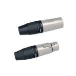Par de conectores XLR DH Proel Plateado