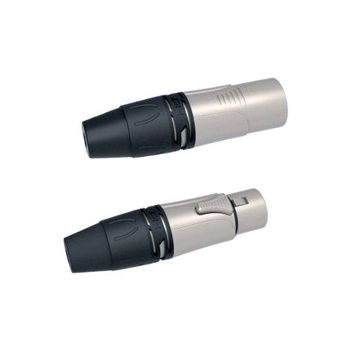 Par de conectores XLR DH Proel Plateado