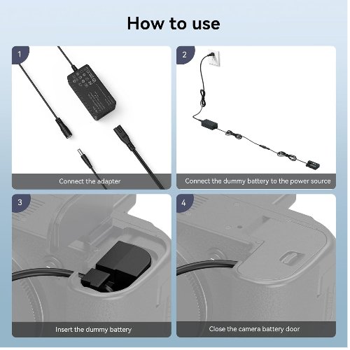 Kit de Batería Dummy Canon LP-E6NH - SmallRig 4270 10 Dummy Canon LP-E6NH