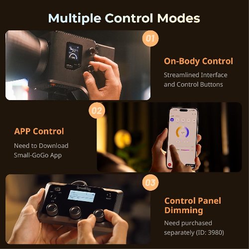 SmallRig RC 220B Pro Bi-Color COB 8 RC 220B Pro