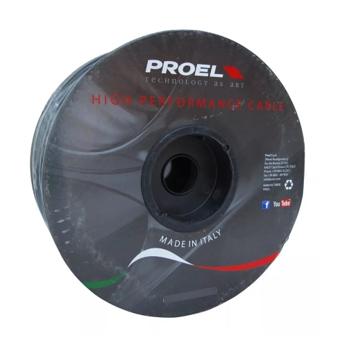 Proel HPC210BK - Cable Micrófono XLR / XLR 100mts 3 Proel HPC210BK