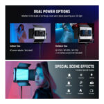 2 luces LED RGB Neewer 660 Pro II