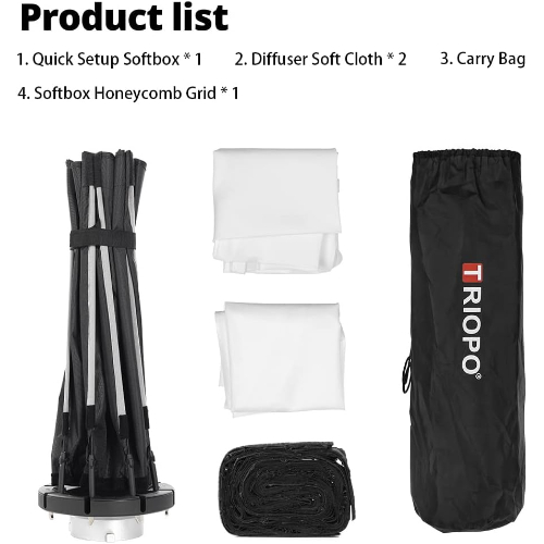Octabox Triopo K2 90CM Bowens + Grid 13 Octabox Triopo K2 90CM Bowens