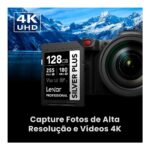SD Lexar 128GB Silver Plus