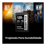 SD Lexar 128GB Silver Plus