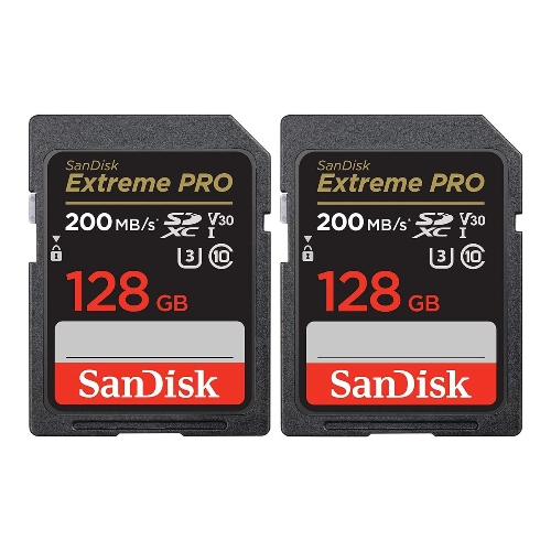 SanDisk Extreme PRO UHS-I SDXC 128GB / 200 Mbps (X2)
