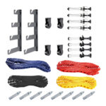 Soporte de pared con 4 rodillos