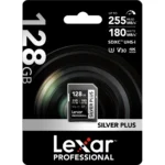 SD Lexar 128GB Silver Plus