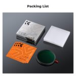 Contenido de la caja del filtro 3 en 1 K&F Concept Serie K