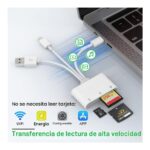 Lector de SD para iPhone USB C-USB A