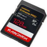 SanDisk Extreme PRO UHS-I SDXC 128GB vista posterior
